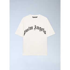 Palm Angels Men Curved Logo T-Shirt